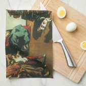 Linge De Cuisine Mariage de Cana par Andrea Boscoli, Art Renaissanc (Quart Plié)