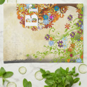 Linge De Cuisine Mariage de la branche côté forêt enchantée (Plié)