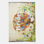 Linge De Cuisine Mariage de la branche côté forêt enchantée (Vertical)