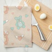 Linge De Cuisine Mariage-nounours (Quart Plié)