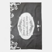 Linge De Cuisine Mariages de typographie de tableau noir (Vertical)