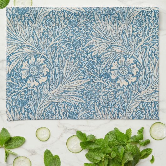 Linge De Cuisine Marigold par William Morris (Plié)