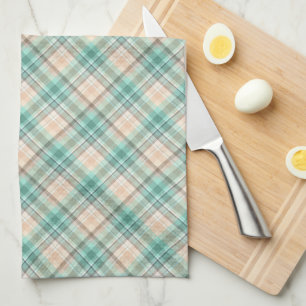 Linge De Cuisine Marina Plaid Sur Un Biais