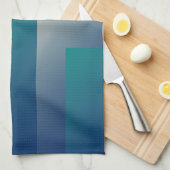 Linge De Cuisine Marine gris turquoise (Quart Plié)