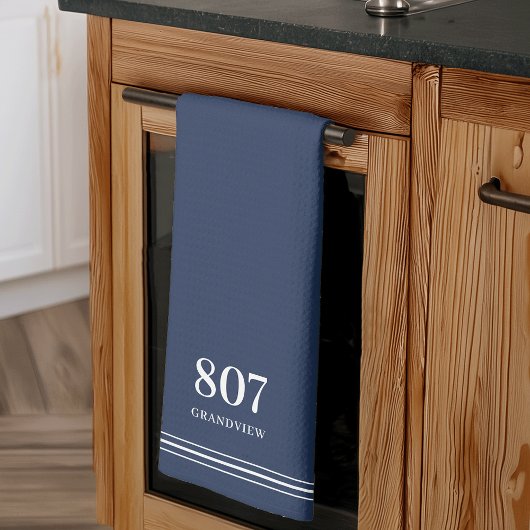 Linge De Cuisine Marine | Numéro de maison et nom de rue