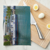 Linge De Cuisine Marine Pier (Quart Plié)