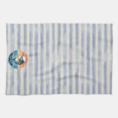 Linge De Cuisine Marlin coucher de soleil personnalisé côtier/nauti (Horizontal)