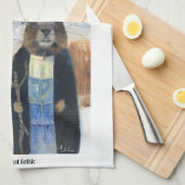 Linge De Cuisine Marmot Tea Towel (American Gothic) (Quart Plié)