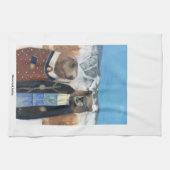 Linge De Cuisine Marmot Tea Towel (American Gothic) (Horizontal)
