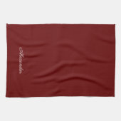 Linge De Cuisine Maroon Bourgogne rouille Rouge arrière - plan de c (Horizontal)