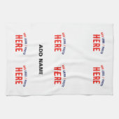 LINGE DE CUISINE MARQUE BLANCHE MODERNE ET PERSONNALISABLE VÉRIFIÉE (Horizontal)