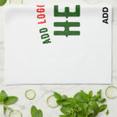 LINGE DE CUISINE MARQUE BLANCHE MODERNE ET PERSONNALISABLE VÉRIFIÉE (Plié)