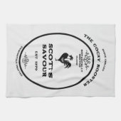 Linge De Cuisine Marque de commerce, coq coquine, personnalisable (Horizontal)