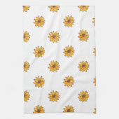 Linge De Cuisine Marqueur Motif jaune Fleur (Vertical)