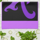 Linge De Cuisine Marquez avec des lettres A (Plié)