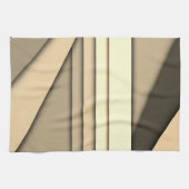 Linge De Cuisine Marron monochrome moderne (Horizontal)