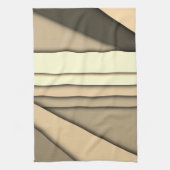 Linge De Cuisine Marron monochrome moderne (Vertical)