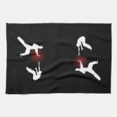 Linge De Cuisine Martial Arts Energy Silhouette (Horizontal)