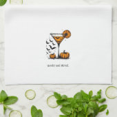 Linge De Cuisine Martini à la citrouille (Plié)