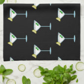 Linge De Cuisine Martini Amateurs De Cocktail Bar De Verre Alcool (Plié)