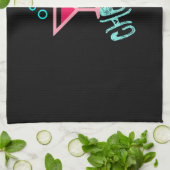 Linge De Cuisine Martini - art de bruit de boissons d'alcool, rose (Plié)