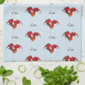 Linge De Cuisine Martini Imaginaire Red Dragon (Plié)