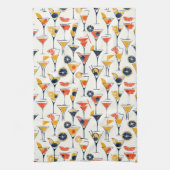 Linge De Cuisine Martini Print - Décor élégant du bar à cocktails (Vertical)