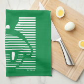 Linge De Cuisine MARVIN L'Icône rayée MARTIAN™ (Quart Plié)