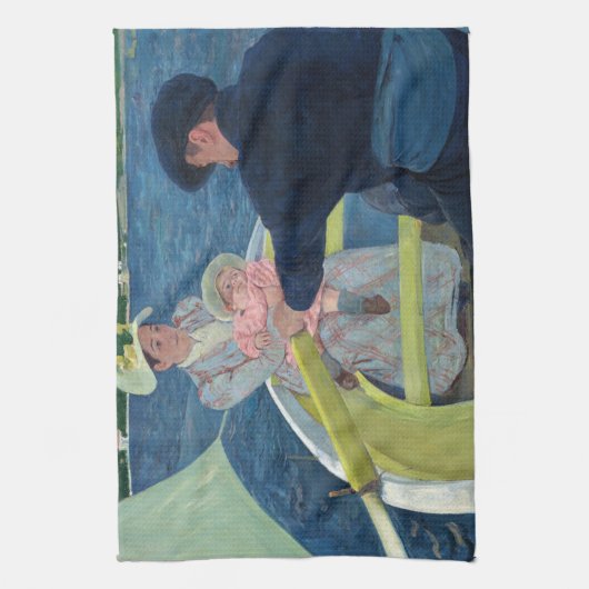 Linge De Cuisine Mary Cassatt - La fête de la navigation (Vertical)