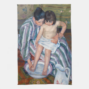 Linge De Cuisine Mary Cassatt - Le bain de l'enfant