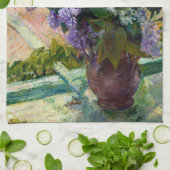 Linge De Cuisine Mary Cassatt Lilacs dans une fenêtre (Plié)