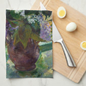 Linge De Cuisine Mary Cassatt Lilacs dans une fenêtre (Quart Plié)