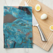 Linge De Cuisine Mary Cassatt - Petite fille dans un fauteuil bleu (Quart Plié)