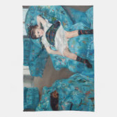 Linge De Cuisine Mary Cassatt - Petite fille dans un fauteuil bleu (Vertical)