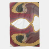 Linge De Cuisine Masai Tribal Whirt Art Imprimer (Vertical)