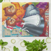 Linge De Cuisine Masha et 3 ours (Plié)