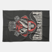 Linge De Cuisine Masque de pompier personnalisé Casque de pompiers (Horizontal)