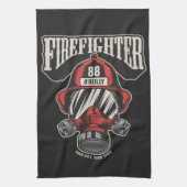 Linge De Cuisine Masque de pompier personnalisé Casque de pompiers (Vertical)