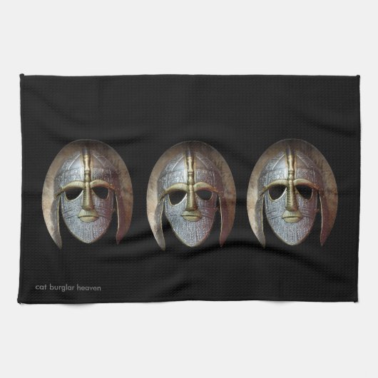 Linge De Cuisine Masque guerrier (Horizontal)