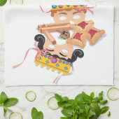 Linge De Cuisine Masque Purim et cookies (Plié)