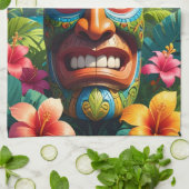 Linge De Cuisine Masque Tiki (Plié)