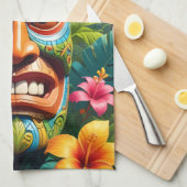 Linge De Cuisine Masque Tiki (Quart Plié)