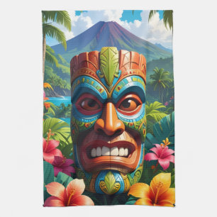 Linge De Cuisine Masque Tiki