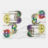 Linge De Cuisine Masques Mardi Gras 1 (Horizontal)
