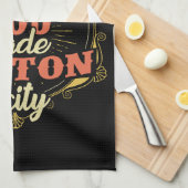 Linge De Cuisine Massachusetts de Boston (Quart Plié)