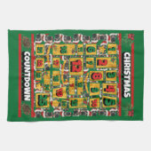 Linge De Cuisine Mastiff anglais Compte à rebours de Noël Advent Ch (Horizontal)