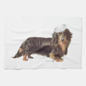 Linge De Cuisine Matelot Dachshund (Horizontal)
