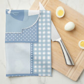 Linge De Cuisine maternité bleue (Quart Plié)
