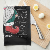 Linge De Cuisine Math Gnome Groupe de jumelage de famille Noël (Quart Plié)