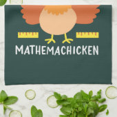 Linge De Cuisine Maths de poulet Gag amusant Mathemachickicken ense (Plié)
